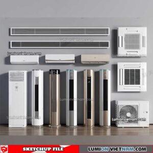 230424. Air Conditioning Sketchup Models