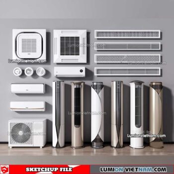 230424. Air Conditioning Sketchup Models
