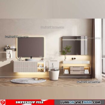 230426. Lavabo Cabinet Sketchup Models