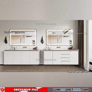 230426. Lavabo Cabinet Sketchup Models