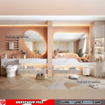 230426. Lavabo Cabinet Sketchup Models