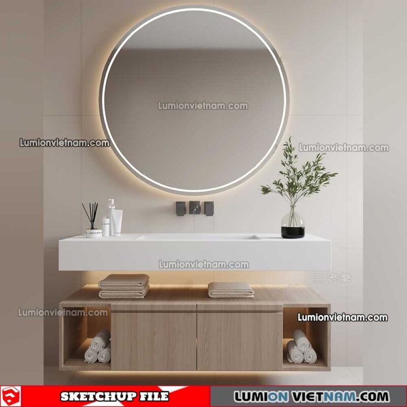 230426. Lavabo Cabinet Sketchup Models