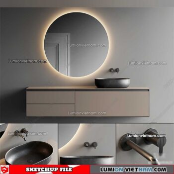 230426. Lavabo Cabinet Sketchup Models