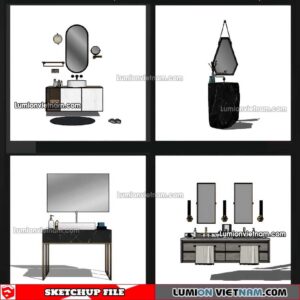 230426. Lavabo Cabinet Sketchup Models
