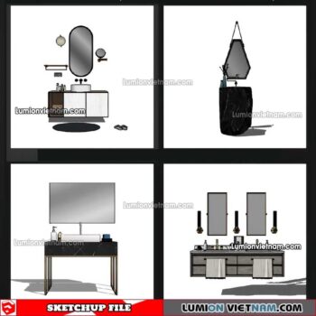 230426. Lavabo Cabinet Sketchup Models