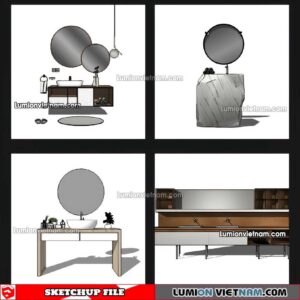 230426. Lavabo Cabinet Sketchup Models