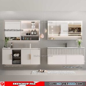 230426. Lavabo Cabinet Sketchup Models