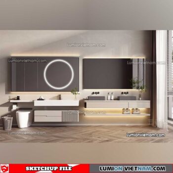 230426. Lavabo Cabinet Sketchup Models