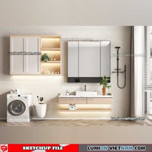 230426. Lavabo Cabinet Sketchup Models