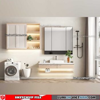 230426. Lavabo Cabinet Sketchup Models