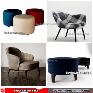 230423. Arm Chair Sketchup Models