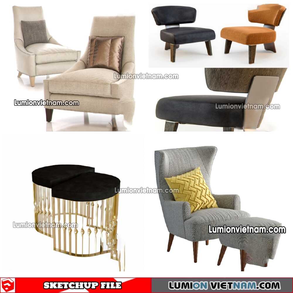 230423-Arm-Chair-(44)-Sketchup-Models