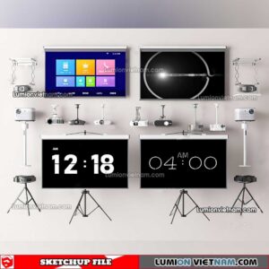 230504. Projector Sketchup Models