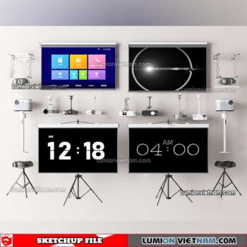 230504. Projector Sketchup Models