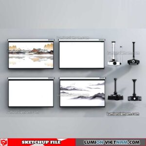 230504. Projector Sketchup Models