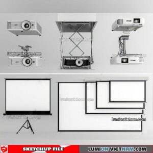 230504. Projector Sketchup Models