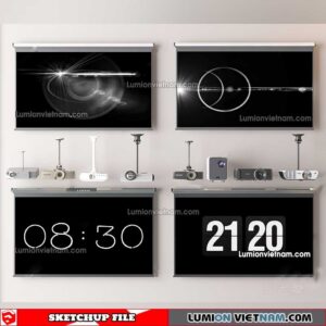 230504. Projector Sketchup Models