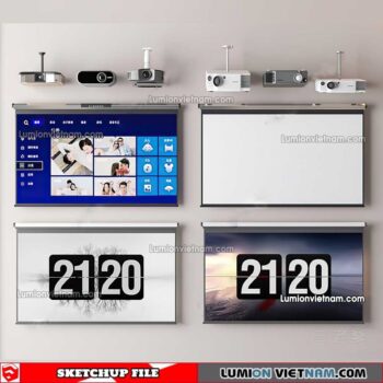 230504. Projector Sketchup Models