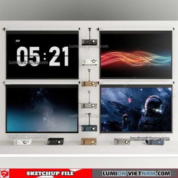 230504. Projector Sketchup Models