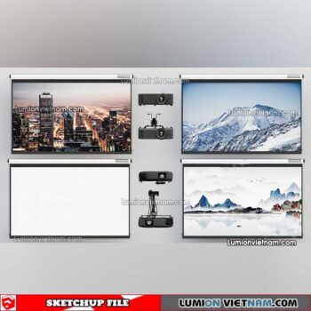 230504. Projector Sketchup Models