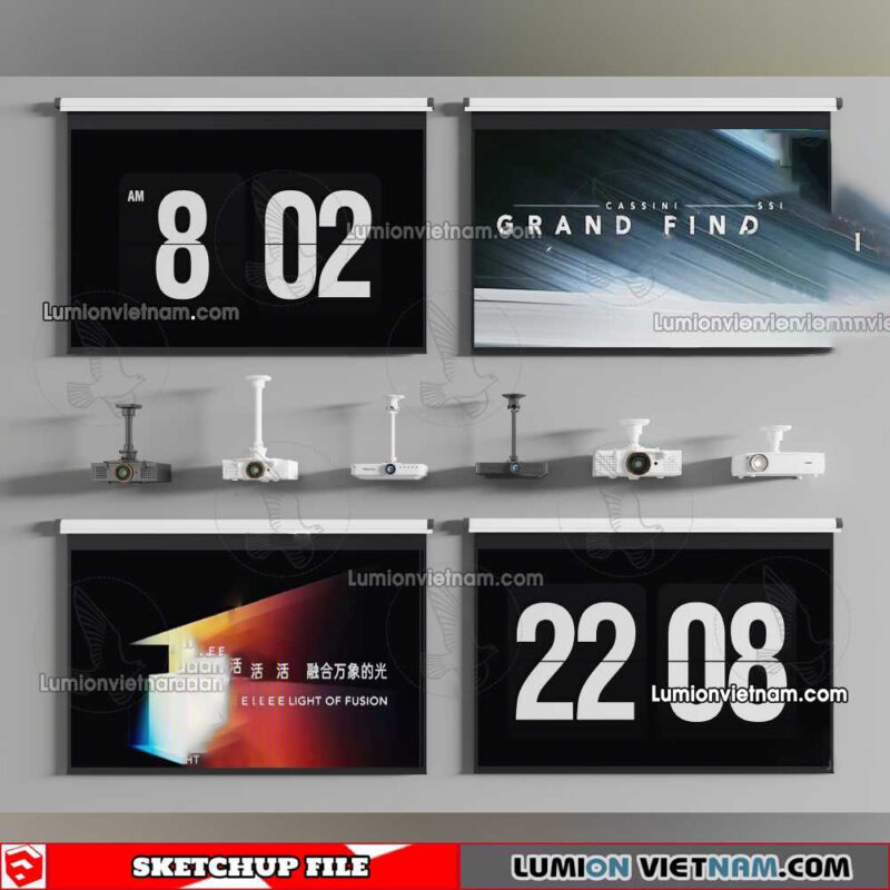 230504. Projector Sketchup Models