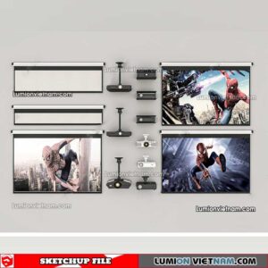 230504. Projector Sketchup Models