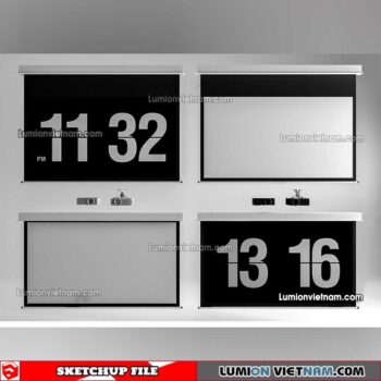 230504. Projector Sketchup Models