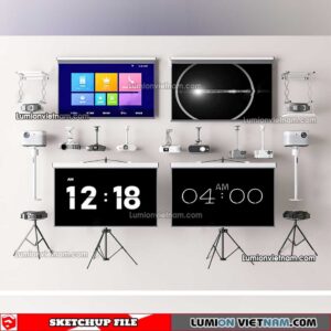 230504. Projector Sketchup Models