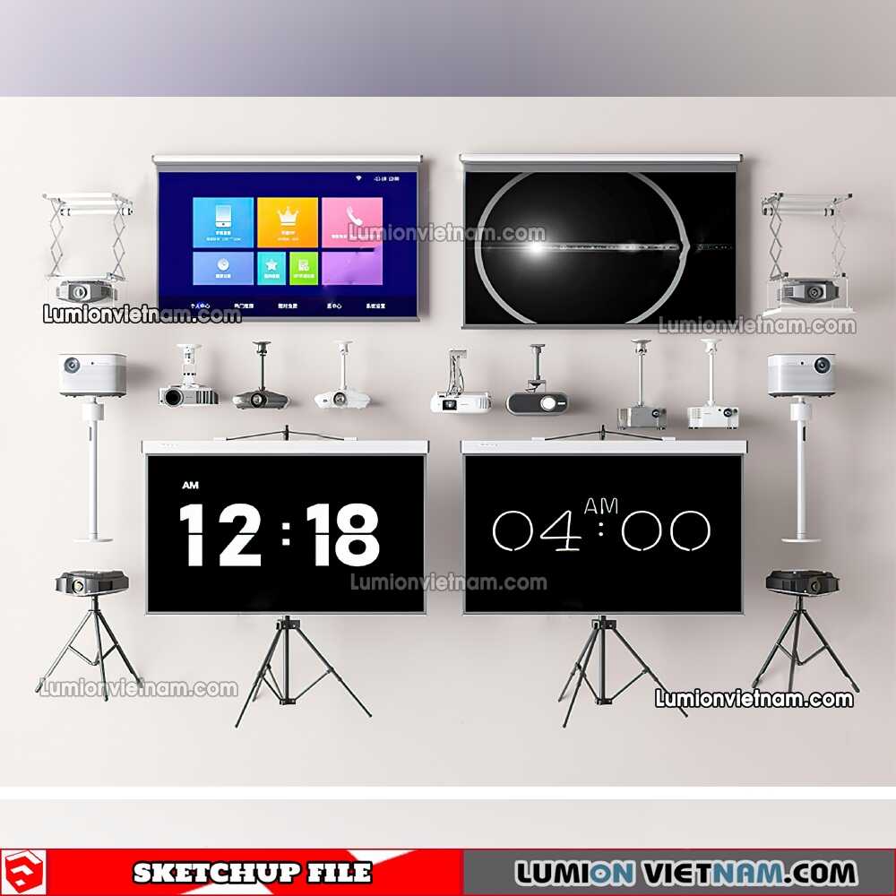 230504-Projector-(28)-Sketchup-Models