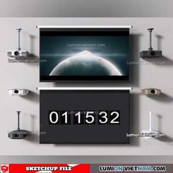 230504. Projector Sketchup Models