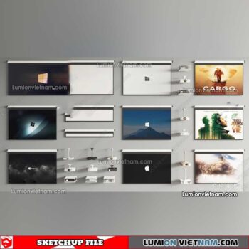 230504. Projector Sketchup Models