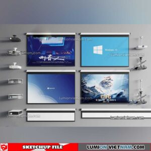 230504. Projector Sketchup Models