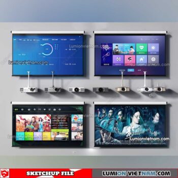 230504. Projector Sketchup Models