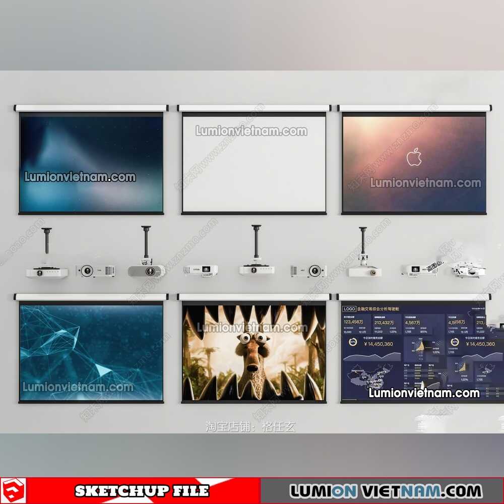 230504-Projector-(38)-Sketchup-Models