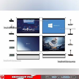 230504. Projector Sketchup Models