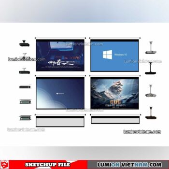 230504. Projector Sketchup Models