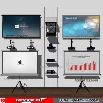 230504. Projector Sketchup Models