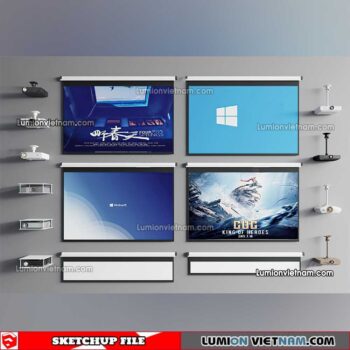 230504. Projector Sketchup Models