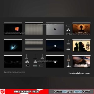 230504. Projector Sketchup Models