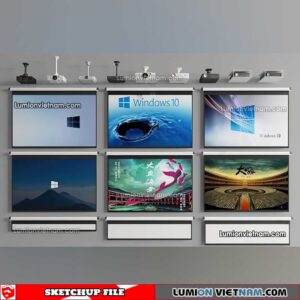 230504. Projector Sketchup Models