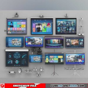 230504. Projector Sketchup Models