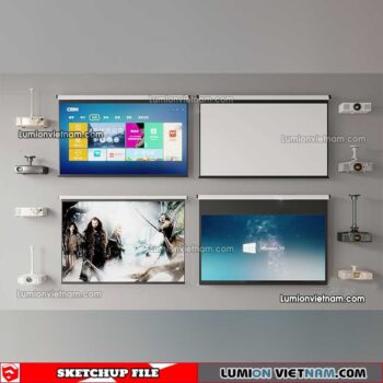 230504. Projector Sketchup Models