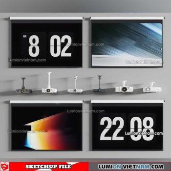 230504. Projector Sketchup Models