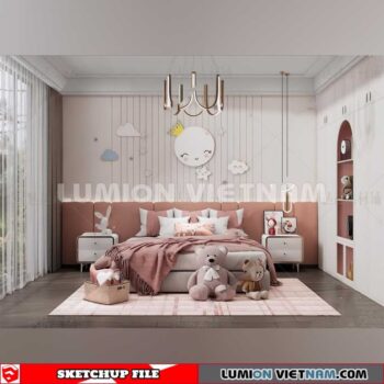 230523. Children Room Sketchup 3D Models By SU84