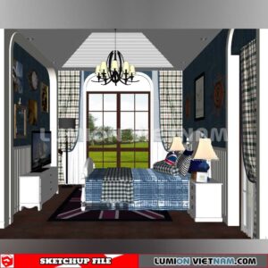 230523. Children Room Sketchup 3D Models By SU84
