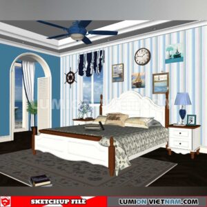 230523. Children Room Sketchup 3D Models By SU84