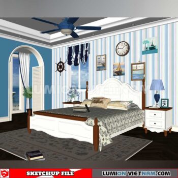 230523. Children Room Sketchup 3D Models By SU84