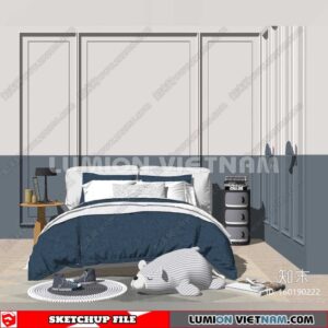 230523. Children Room Sketchup 3D Models By SU84