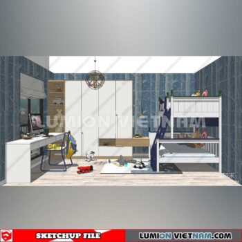230523. Children Room Sketchup 3D Models By SU84