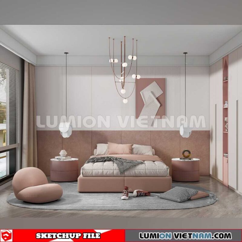 230523. Children Room Sketchup 3D Models By SU84